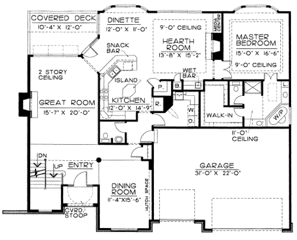 main floor house blueprint