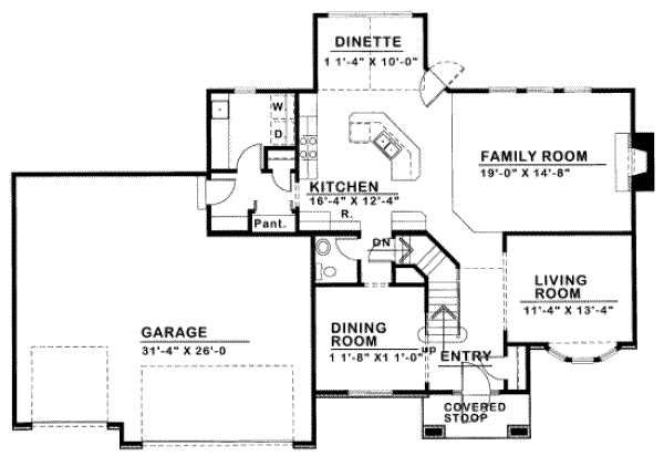 main floor house blueprint