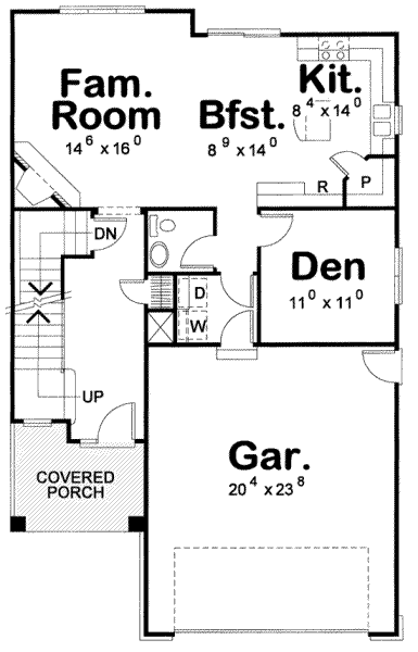 main floor house blueprint