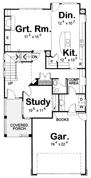 main floor house blueprint