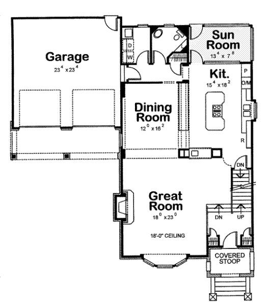 main floor house blueprint