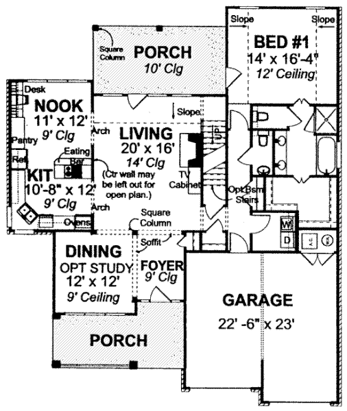 main floor house blueprint