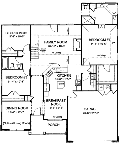 main floor house blueprint