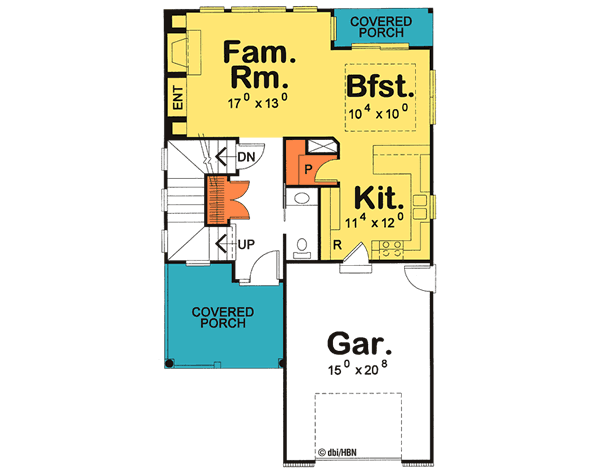 main floor house blueprint