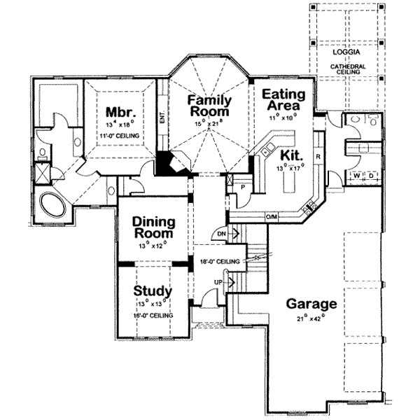 main floor house blueprint