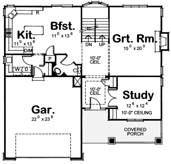main floor house blueprint