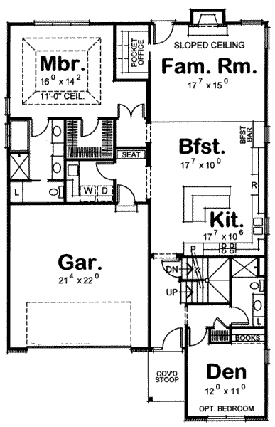 main floor house blueprint