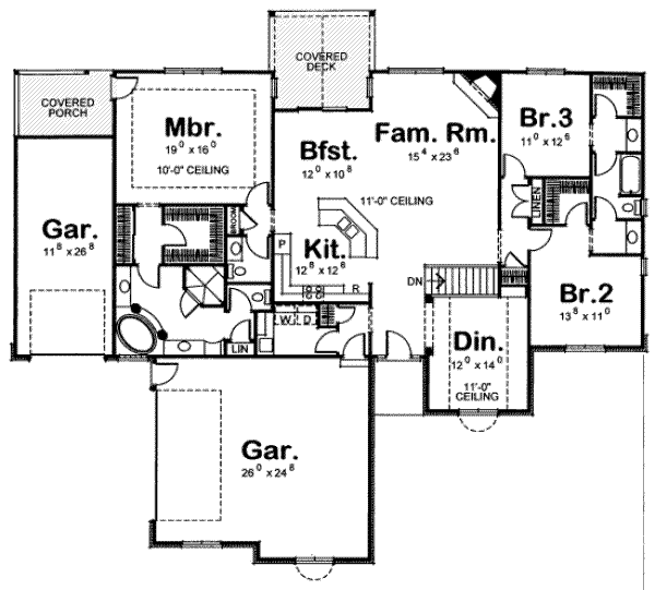 main floor house blueprint