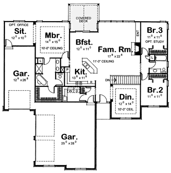 main floor house blueprint