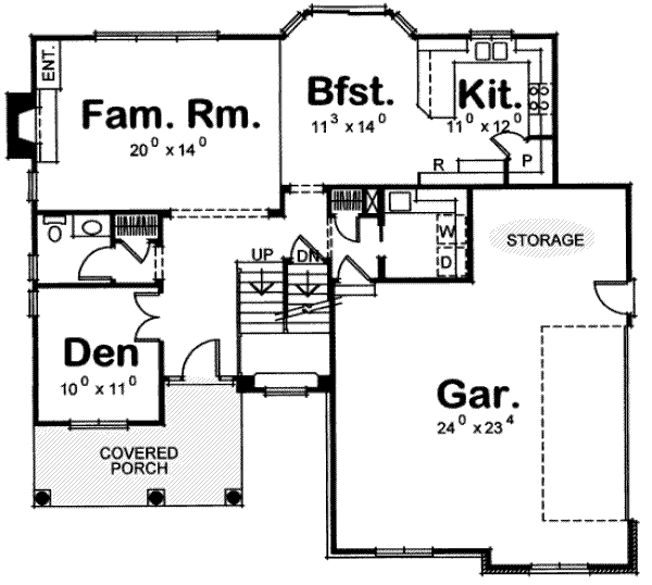 main floor house blueprint