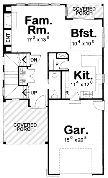 main floor house blueprint