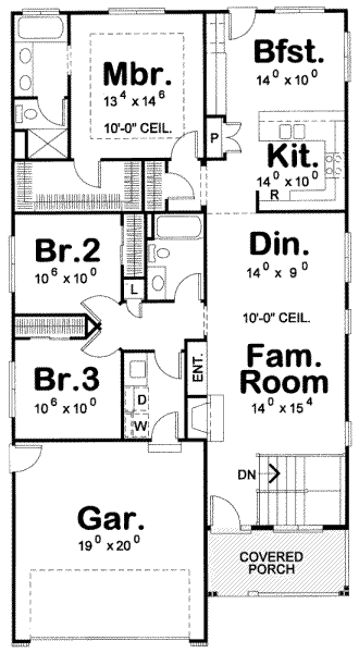 main floor house blueprint