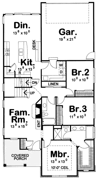 main floor house blueprint