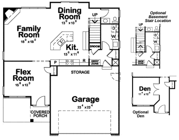 main floor house blueprint