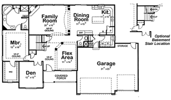 main floor house blueprint