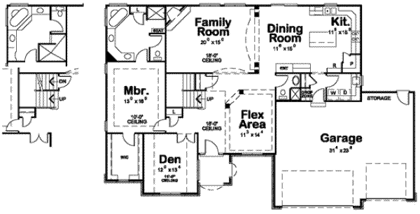 main floor house blueprint