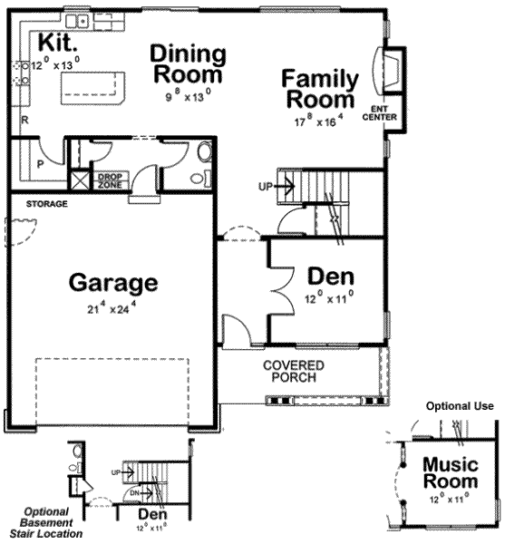 main floor house blueprint