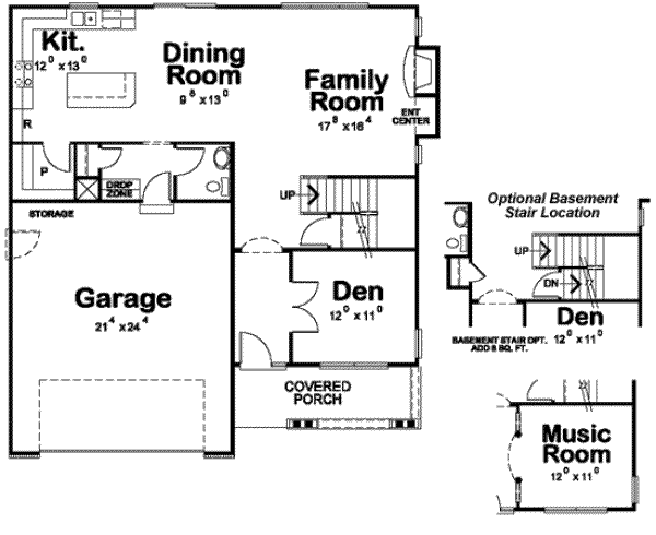 main floor house blueprint