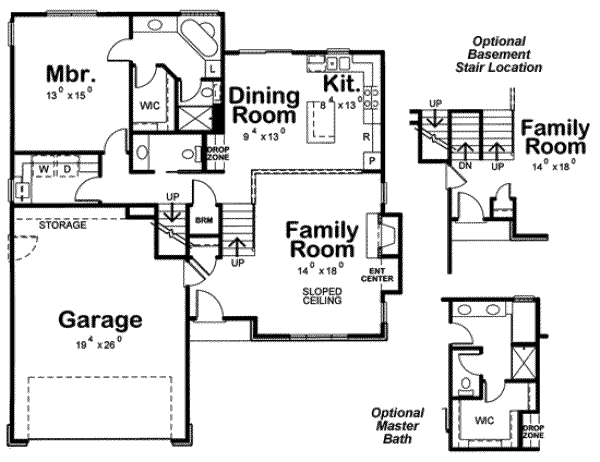 main floor house blueprint