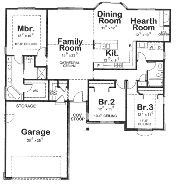 main floor house blueprint