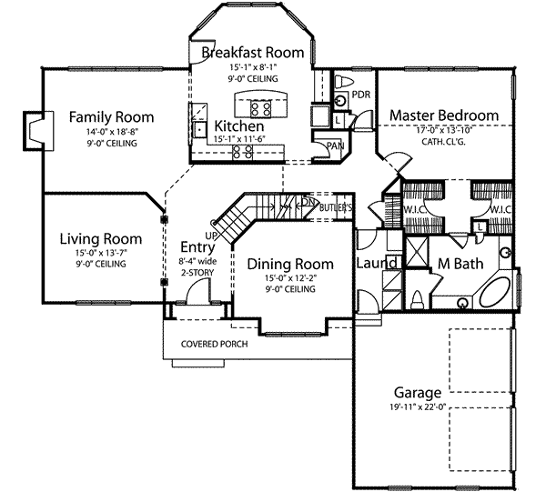 main floor house blueprint