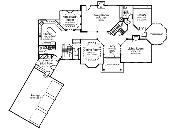 main floor house blueprint