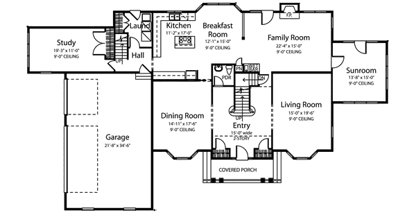 main floor house blueprint