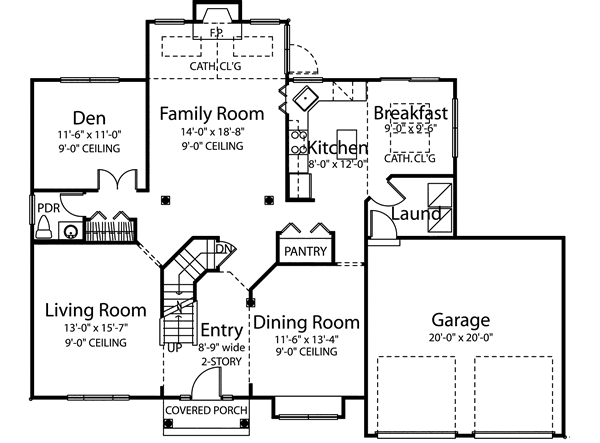 main floor house blueprint