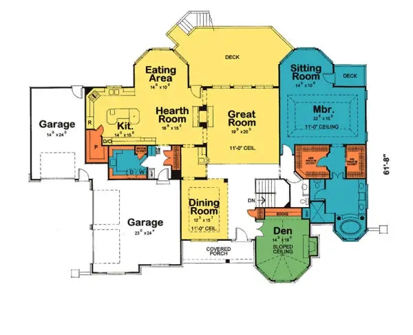 main floor house blueprint