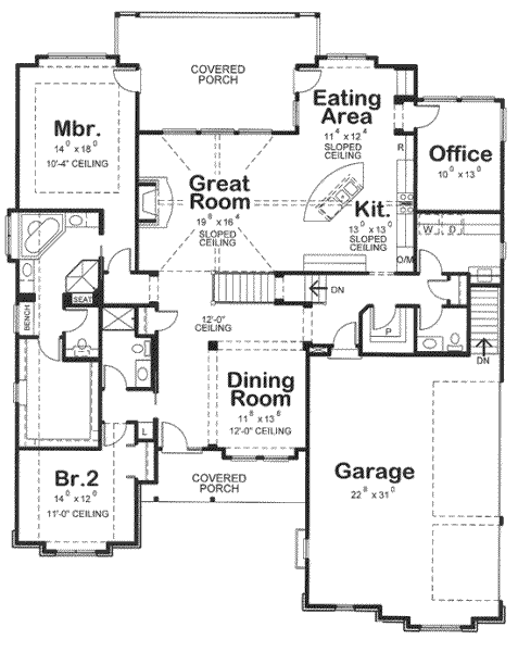main floor house blueprint