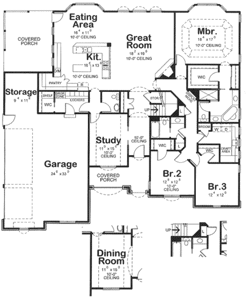 main floor house blueprint