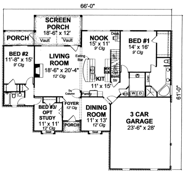 main floor house blueprint