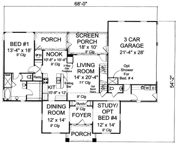 main floor house blueprint