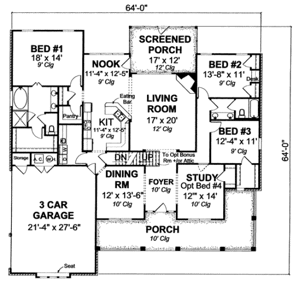 main floor house blueprint