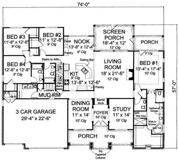 main floor house blueprint