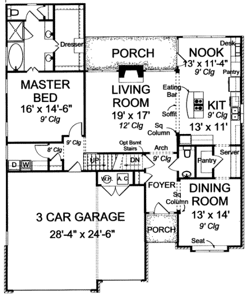 main floor house blueprint