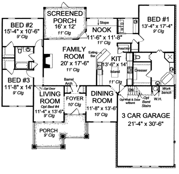 main floor house blueprint