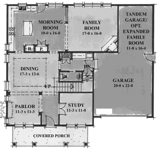 main floor house blueprint