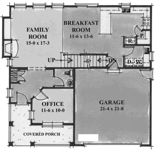 main floor house blueprint