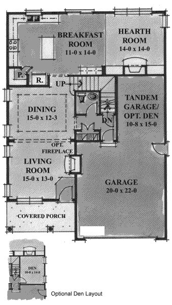 main floor house blueprint