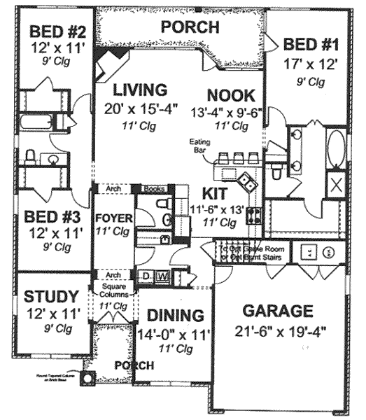 main floor house blueprint