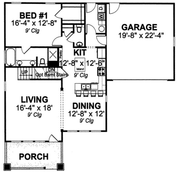 main floor house blueprint
