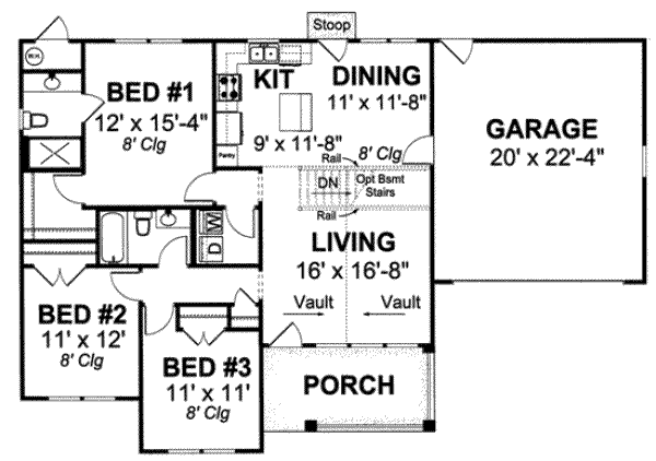 main floor house blueprint