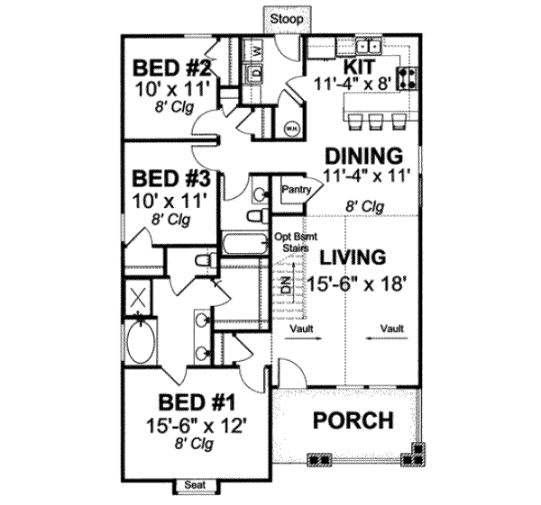 main floor house blueprint