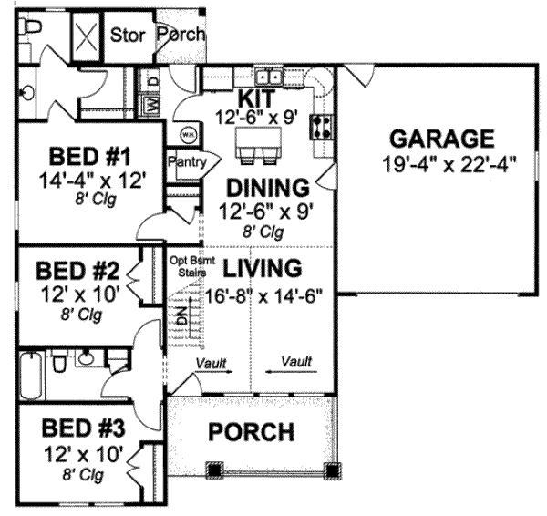 main floor house blueprint