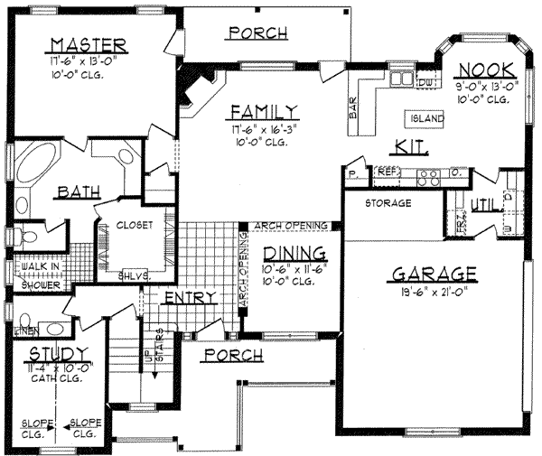 main floor house blueprint