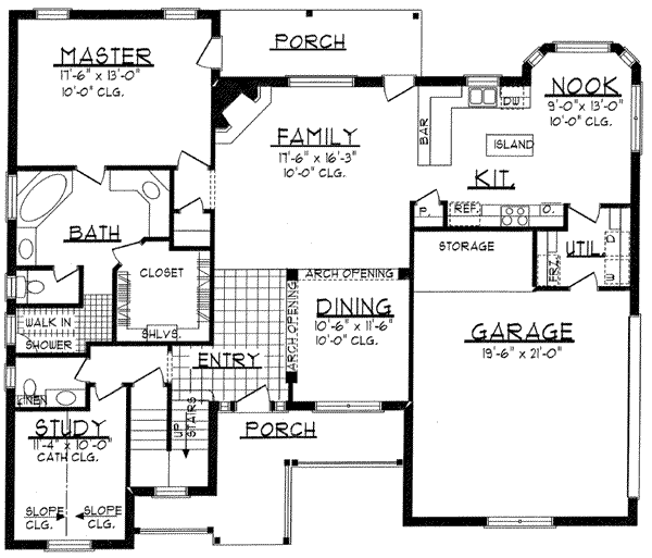 main floor house blueprint