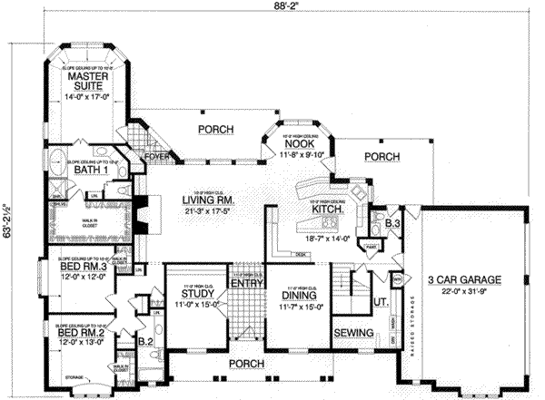 main floor house blueprint