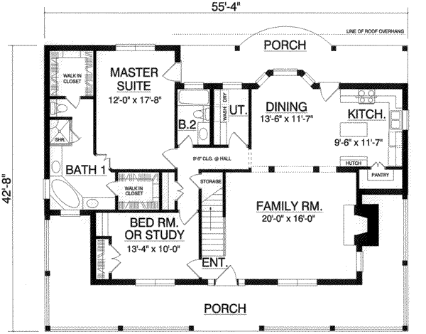 main floor house blueprint