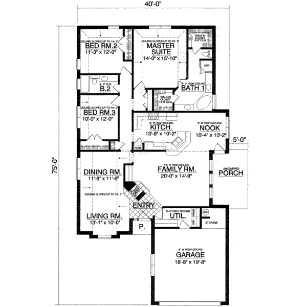 main floor house blueprint